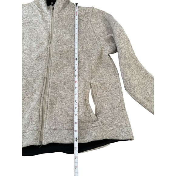 POLAR KING GRAY ZIP UP FLEECE SWEATER WOMANS XL | E2 - Picture 4 of 8